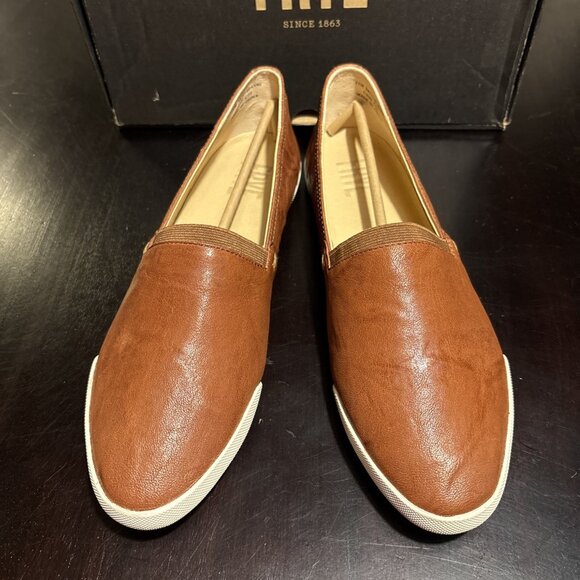 Frye Melanie Slip On Womens Casual Flat Size 11 In Brown Leather. New. - Picture 2 of 11